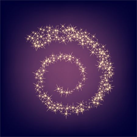 Creative concept Vector set of glow light effect stars bursts with sparkles isolated on black background. For illustration template art design, banner for Christmas celebrate, magic flash energy ray.のイラスト素材