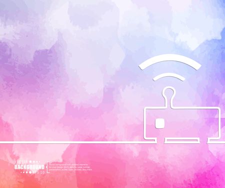 Abstract Creative concept vector background for Web and Mobile Applications, Illustration template design, business infographic, page, brochure, banner, presentation, booklet, document.のイラスト素材