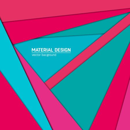 Vector material design background. Abstract creative concept layout template. For web and mobile app, paper art illustration, style blank, poster, booklet. Motion wallpaper element. Flat uiのイラスト素材