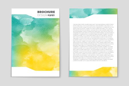 Abstract vector layout background set. For art template design, list, front page, mockup brochure theme style, banner, idea, cover, booklet, print, flyer, book, blank, card, ad, sign, sheet,, a4.のイラスト素材