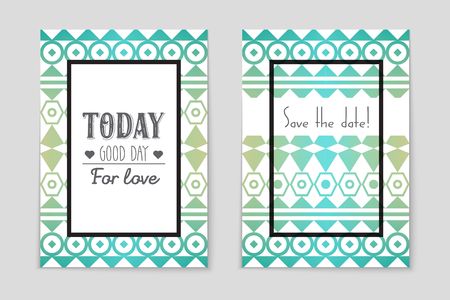 Abstract vector layout background set. For art template design, list, front page, mockup brochure theme style, banner, idea, cover, booklet, print, flyer, book, blank, card, ad, sign, sheet,, a4.のイラスト素材