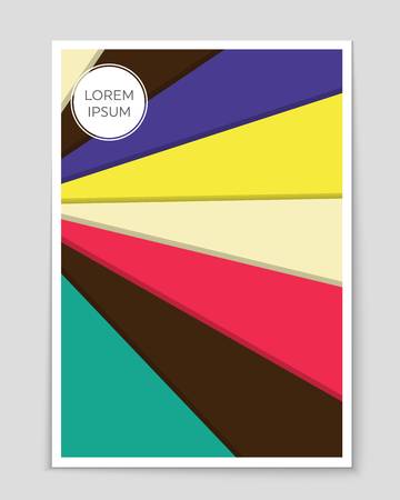 Abstract vector layout background set. For art template design, list, front page, mockup brochure theme style, banner, idea, cover, booklet, print, flyer, book, blank, card, ad, sign, sheet,, a4.のイラスト素材