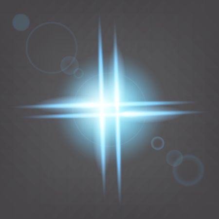 Creative concept Vector set of glow light effect stars bursts with sparkles isolated on black background. For illustration template art design, banner for Christmas celebrate, magic flash energy ray.のイラスト素材