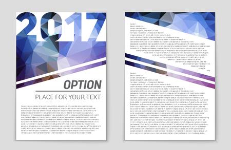 Abstract vector layout background set. For art template design, list, front page, mockup brochure theme style, banner, idea, cover, booklet, print, flyer, book, blank, card, ad, sign, sheet,, a4.のイラスト素材