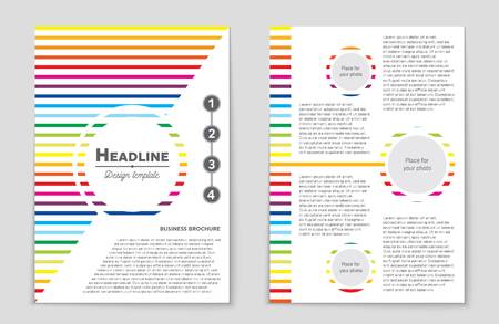 Abstract vector layout background set. For art template design, list, front page, mockup brochure theme style, banner, idea, cover, booklet, print, flyer, book, blank, card, ad, sign, sheet,, a4.のイラスト素材