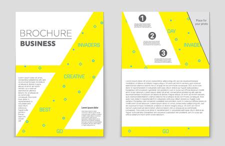 Abstract vector layout background set. For art template design, list, front page, mockup brochure theme style, banner, idea, cover, booklet, print, flyer, book, blank, card, ad, sign, sheet,, a4.のイラスト素材