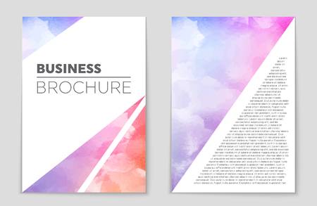 Abstract vector layout background set. For art template design, list, front page, mockup brochure theme style, banner, idea, cover, booklet, print, flyer, book, blank, card, ad, sign, sheet,, a4.のイラスト素材