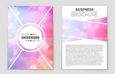 Abstract vector layout background set. For art template design, list, front page, mockup brochure theme style, banner, idea, cover, booklet, print, flyer, book, blank, card, ad, sign, sheet,, a4.のイラスト素材