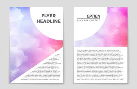 Abstract vector layout background set. For art template design, list, front page, mockup brochure theme style, banner, idea, cover, booklet, print, flyer, book, blank, card, ad, sign, sheet,, a4.のイラスト素材