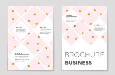 Abstract vector layout background set. For art template design, list, front page, mockup brochure theme style, banner, idea, cover, booklet, print, flyer, book, blank, card, ad, sign, sheet,, a4.のイラスト素材