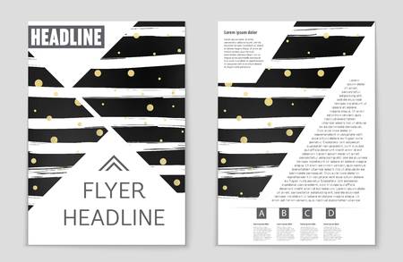 Abstract vector layout background set. For art template design, list, front page, mockup brochure theme style, banner, idea, cover, booklet, print, flyer, book, blank, card, ad, sign, sheet,, a4.のイラスト素材