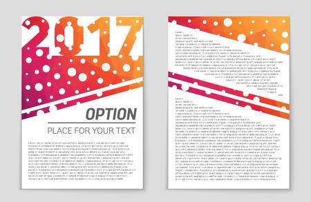 Abstract vector layout background set. For art template design, list, front page, mockup brochure theme style, banner, idea, cover, booklet, print, flyer, book, blank, card, ad, sign, sheet,, a4.のイラスト素材