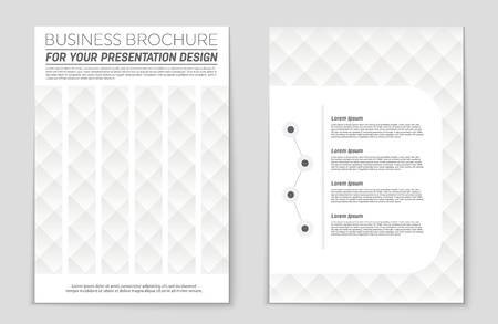 Abstract vector layout background set. For art template design, list, front page, mockup brochure theme style, banner, idea, cover, booklet, print, flyer, book, blank, card, ad, sign, sheet,, a4.のイラスト素材