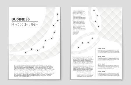 Abstract vector layout background set. For art template design, list, front page, mockup brochure theme style, banner, idea, cover, booklet, print, flyer, book, blank, card, ad, sign, sheet,, a4.のイラスト素材