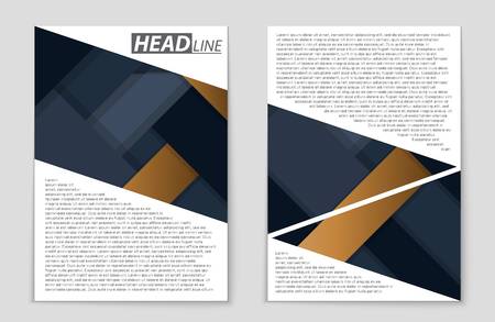 Abstract vector layout background set. For art template design, list, front page, mockup brochure theme style, banner, idea, cover, booklet, print, flyer, book, blank, card, ad, sign, sheet,, a4.のイラスト素材