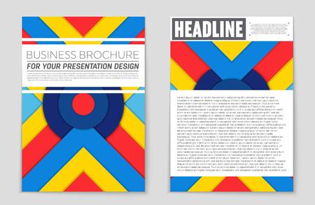 Abstract vector layout background set. For art template design, list, front page, mockup brochure theme style, banner, idea, cover, booklet, print, flyer, book, blank, card, ad, sign, sheet,, a4.のイラスト素材