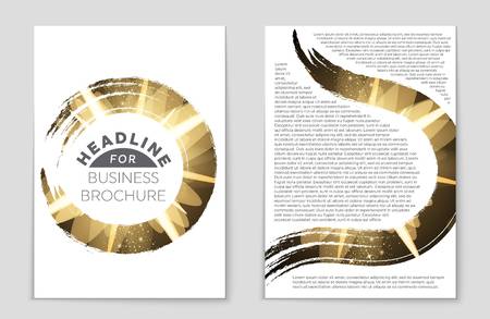 Abstract vector layout background set. For art template design, list, front page, mockup brochure theme style, banner, idea, cover, booklet, print, flyer, book, blank, card, ad, sign, sheet,, a4.のイラスト素材