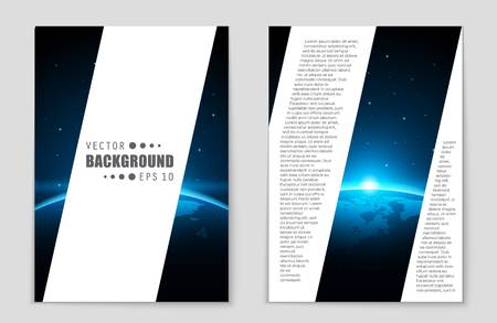Abstract vector layout background set. For art template design, list, front page, mockup brochure theme style, banner, idea, cover, booklet, print, flyer, book, blank, card, ad, sign, sheet,, a4.のイラスト素材