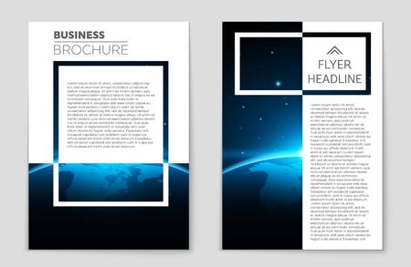 Abstract vector layout background set. For art template design, list, front page, mockup brochure theme style, banner, idea, cover, booklet, print, flyer, book, blank, card, ad, sign, sheet,, a4.のイラスト素材