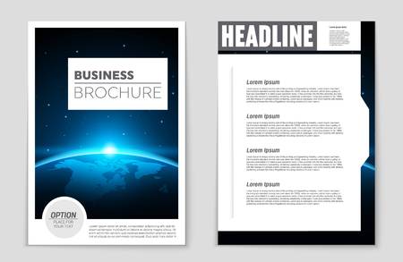 Abstract vector layout background set. For art template design, list, front page, mockup brochure theme style, banner, idea, cover, booklet, print, flyer, book, blank, card, ad, sign, sheet,, a4.のイラスト素材