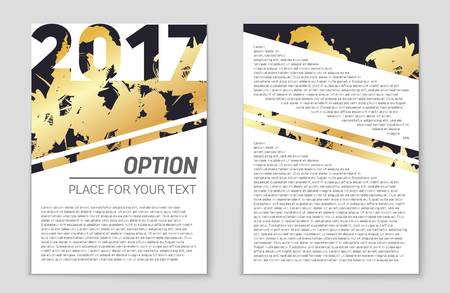 Abstract vector layout background set. For art template design, list, front page, mockup brochure theme style, banner, idea, cover, booklet, print, flyer, book, blank, card, ad, sign, sheet,, a4.のイラスト素材