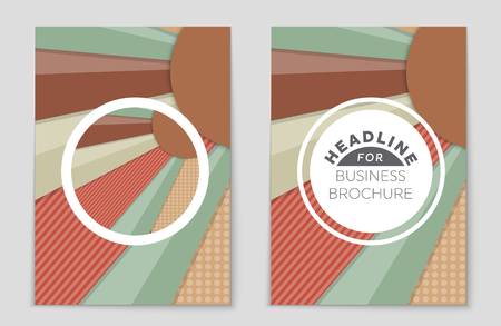 Abstract vector layout background set. For art template design, list, front page, mockup brochure theme style, banner, idea, cover, booklet, print, flyer, book, blank, card, ad, sign, sheet,, a4.のイラスト素材