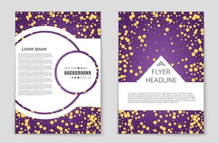 Abstract vector layout background set. For art template design, list, front page, mockup brochure theme style, banner, idea, cover, booklet, print, flyer, book, blank, card, ad, sign, sheet,, a4.のイラスト素材