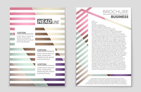 Abstract vector layout background set.のイラスト素材