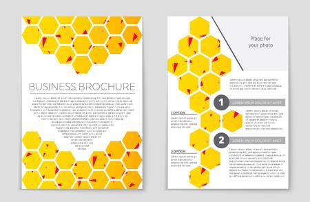 Abstract vector layout background set.のイラスト素材