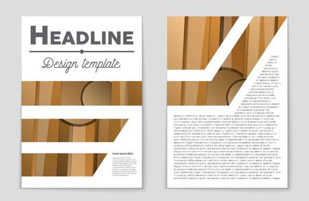 Abstract vector layout background set.のイラスト素材