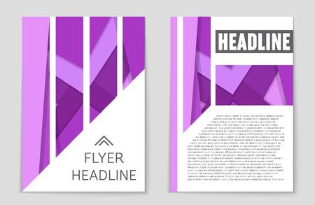 Abstract vector layout background set. For art template design, list, front page, mockup brochure theme style, banner, idea, cover, booklet, print, flyer, book, blank, card, ad, sign, sheet,, a4.のイラスト素材