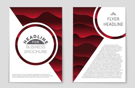 Abstract vector layout background set. For art template design, list, front page, mockup brochure theme style, banner, idea, cover, booklet, print, flyer, book, blank, card, ad, sign, sheet,, a4.のイラスト素材