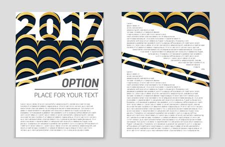 Abstract vector layout background set. For art template design, list, front page, mockup brochure theme style, banner, idea, cover, booklet, print, flyer, book, blank, card, ad, sign, sheet,, a4.のイラスト素材