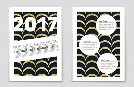 Abstract vector layout background set. For art template design, list, front page, mockup brochure theme style, banner, idea, cover, booklet, print, flyer, book, blank, card, ad, sign, sheet,, a4.のイラスト素材