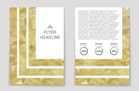 Abstract vector layout background set. For art template design, list, front page, mockup brochure theme style, banner, idea, cover, booklet, print, flyer, book, blank, card, ad, sign, sheet,, a4.のイラスト素材