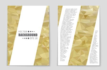 Abstract vector layout background set. For art template design, list, front page, mockup brochure theme style, banner, idea, cover, booklet, print, flyer, book, blank, card, ad, sign, sheet,, a4.のイラスト素材