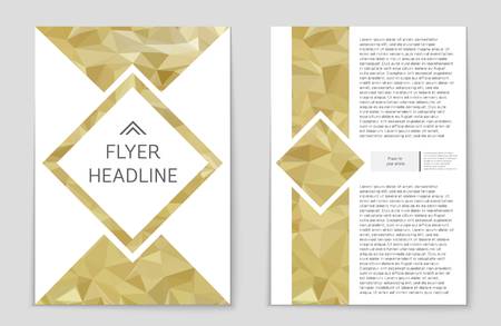 Abstract vector layout background set. For art template design, list, front page, mockup brochure theme style, banner, idea, cover, booklet, print, flyer, book, blank, card, ad, sign, sheet,, a4.のイラスト素材