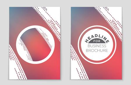 Abstract vector layout background set. For art template design, list, front page, mockup brochure theme style, banner, idea, cover, booklet, print, flyer, book, blank, card, ad, sign, sheet,, a4.のイラスト素材