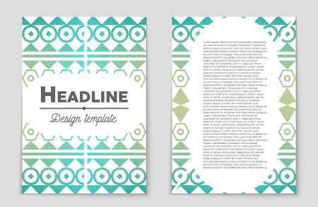 Abstract vector layout background set. For art template design, list, page, mockup brochure theme style, banner, idea, cover, booklet, print, flyer, book, blank, card, ad, sign, sheet,, a4.のイラスト素材