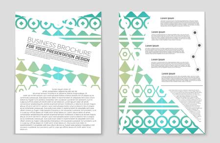 Abstract vector layout background set. For art template design, list, page, mockup brochure theme style, banner, idea, cover, booklet, print, flyer, book, blank, card, ad, sign, sheet,, a4.のイラスト素材