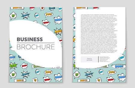 Abstract vector layout set. For art template design, list, front page, mockup brochure theme style, banner idea.のイラスト素材