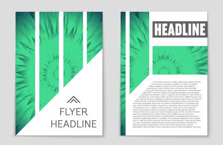 Abstract vector layout background set. For art template design, list, page, mockup brochure theme style, banner, idea, cover, booklet, print, flyer, book, blank, card, ad, sign, sheet,, a4.のイラスト素材