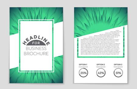 Abstract vector layout background set. For art template design, list, page, mockup brochure theme style, banner, idea, cover, booklet, print, flyer, book, blank, card, ad, sign, sheet,, a4.のイラスト素材