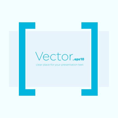 Abstract concept vector empty speech square quote text bubble. For web and mobile app isolated on background, illustration template design, creative presentation, business infographic social media.のイラスト素材