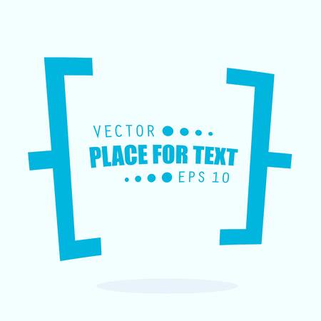 Abstract concept vector empty speech square quote text bubble. For web and mobile app isolated on background, illustration template design, creative presentation, business infographic social media.のイラスト素材