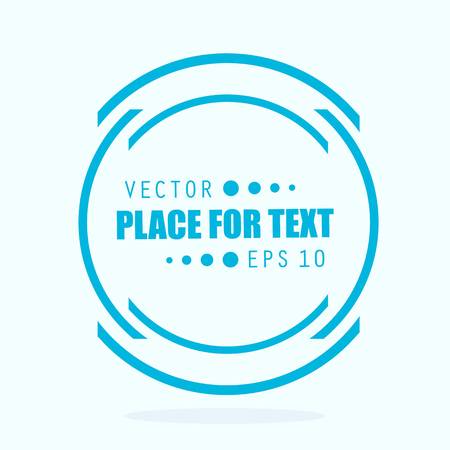 Abstract concept vector empty speech square quote text bubble. For web and mobile app isolated on background, illustration template design, creative presentation, business infographic social media.のイラスト素材