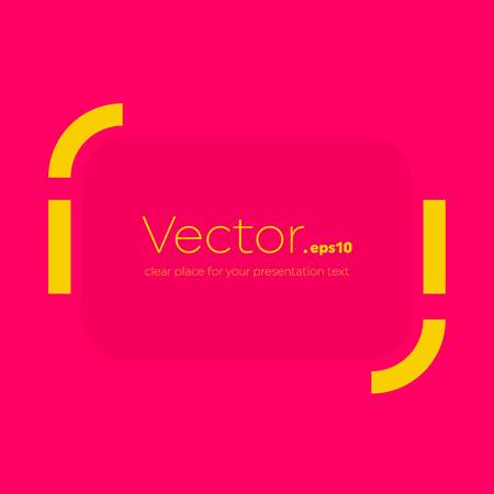 Abstract concept vector empty speech square quote text bubble. For web and mobile app isolated on background, illustration template design, creative presentation, business infographic social media.のイラスト素材
