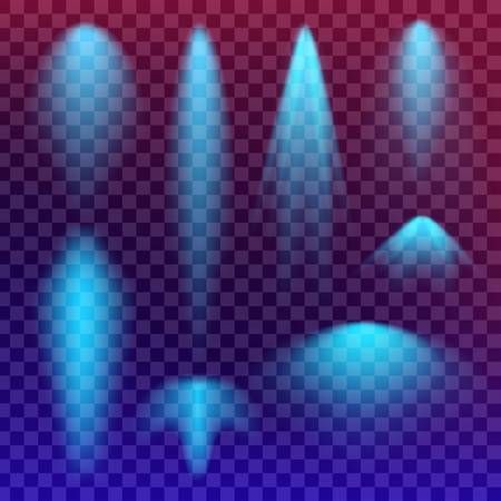 Creative concept Vector set of glow light effect stars bursts with sparkles isolated on black background. For illustration template art design, banner for Christmas celebrate, magic flash energy ray.のイラスト素材