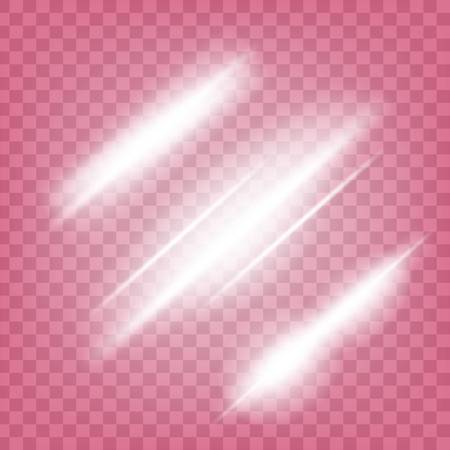 Creative concept Vector set of glow light effect stars bursts with sparkles isolated on black background. For illustration template art design.のイラスト素材