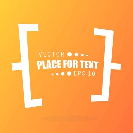 Abstract concept vector empty speech square quote text bubble. For web and mobile app isolated on background, illustration template design, creative presentation, business infographic social media.のイラスト素材